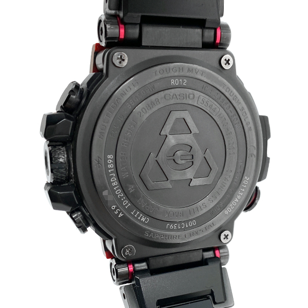 [中古] カシオ G-SHOCK MTG-B1000XBD-1AJF タフソーラー 電波 ブラック カーボンベゼル 耐衝撃 モバイルリンク コンポジットバンド CASIO_画像6