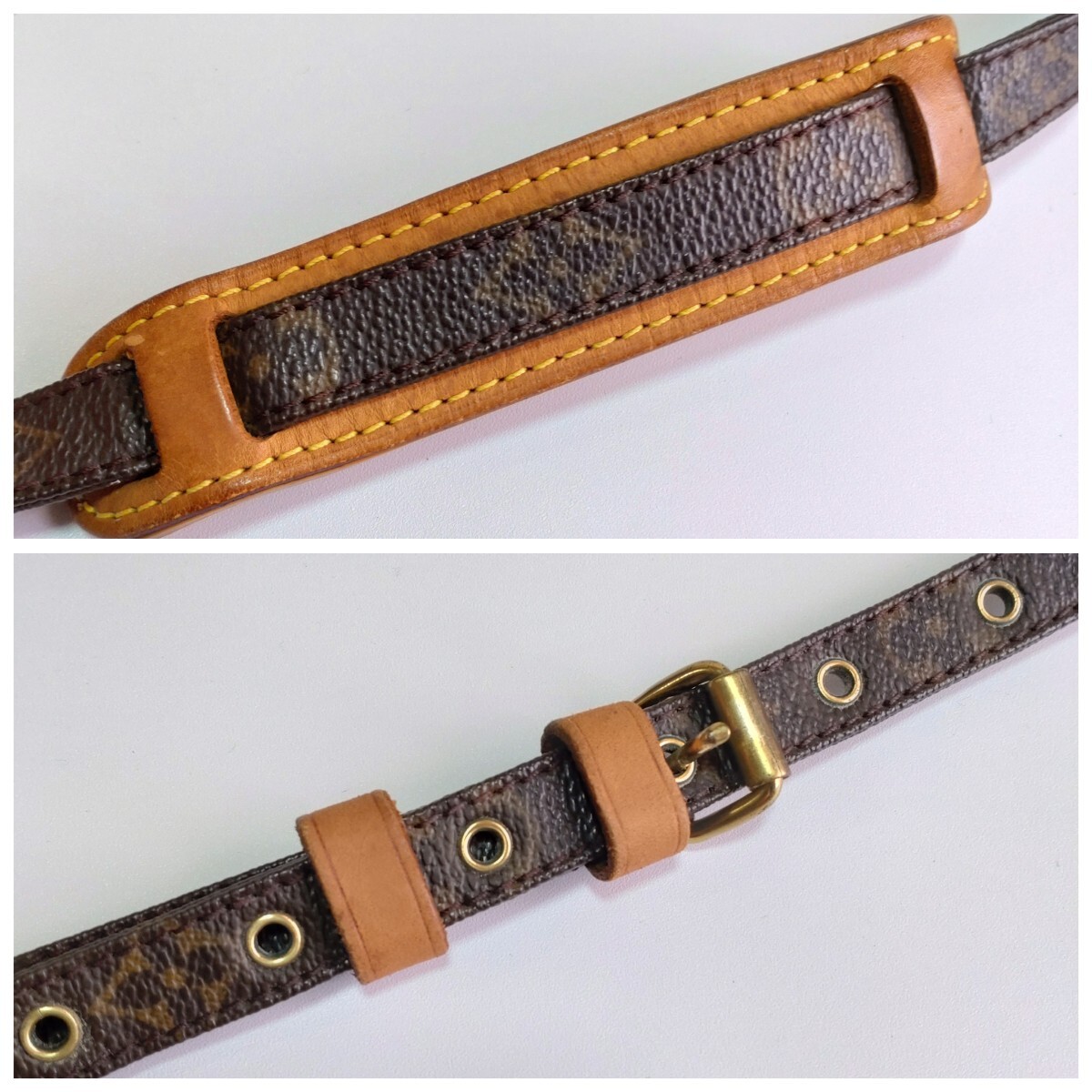 【中古】ルイヴィトン モノグラム ダヌーブ ショルダーバッグ ポシェット LOUIS VUITTON ユニセックス ポケットベタなし_画像5