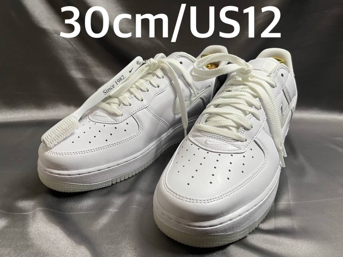 新品30cm/US12 Nike Air Force 1 Low Color of the Month ナイキ エアフォース1 ロー カラー オブ ザ マンス トリプルホワイト FN5924-100_画像1