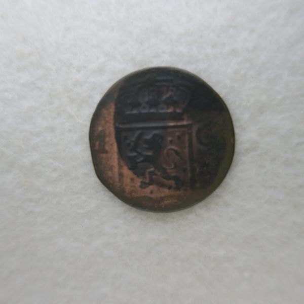 【送料６３円】 オランダ領東インド　１セント硬貨　１８３９年_画像2