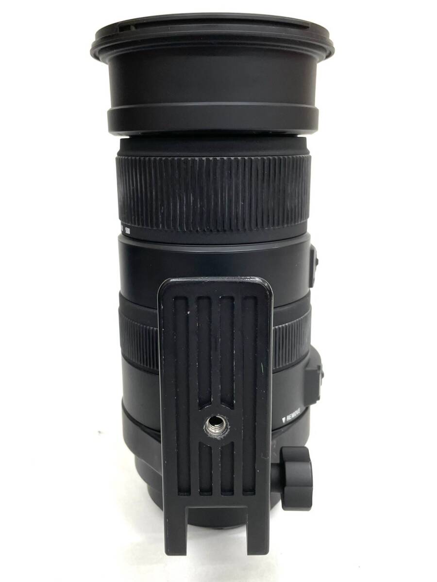 H744*12　美品　SIGMA　シグマ　DG　50-500㎜　1:4.5-6.3　APO　HSM　OPTICAL STABILIZER　カメラ用レンズ　ケース・レンズキャップ付き_画像4