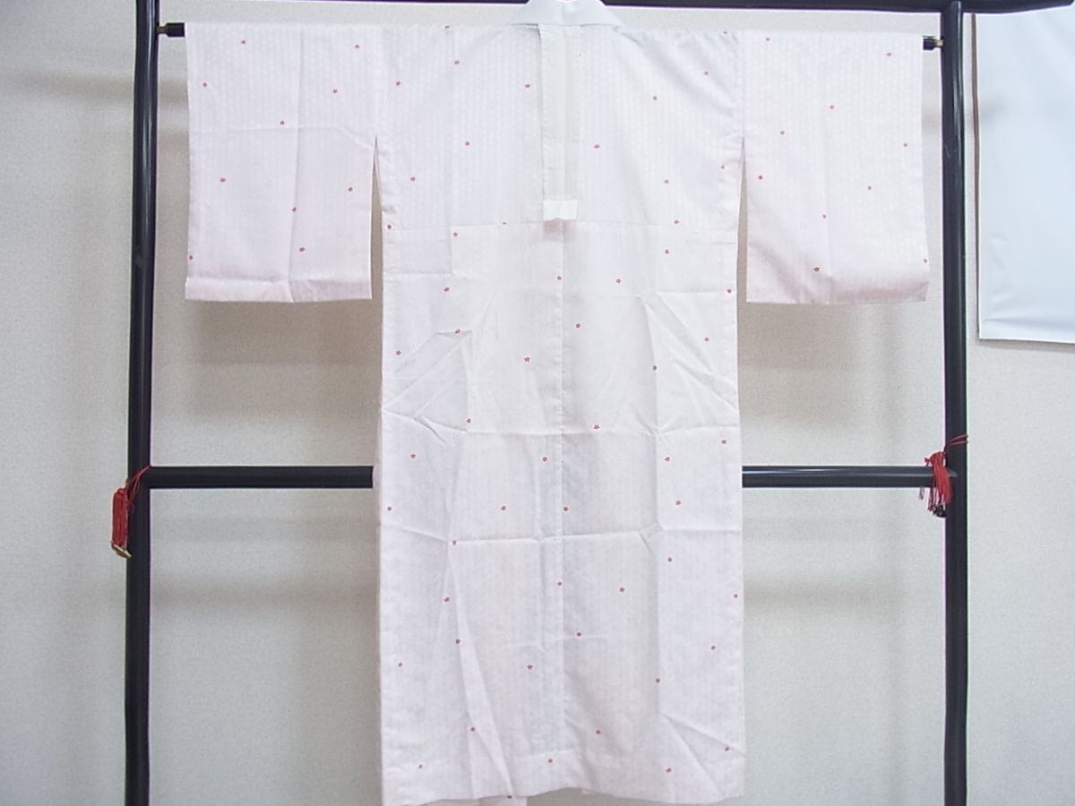 着物おきな★長襦袢 無双仕立て 舞桜 洗える着物 ポリエステル★n842の画像4