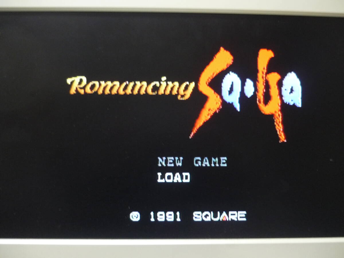 [管01]【送料無料】ゲームソフト SFC ロマンシング サ・ガ (説明書欠品) スーパーファミコン 任天堂 Saga スクウェア