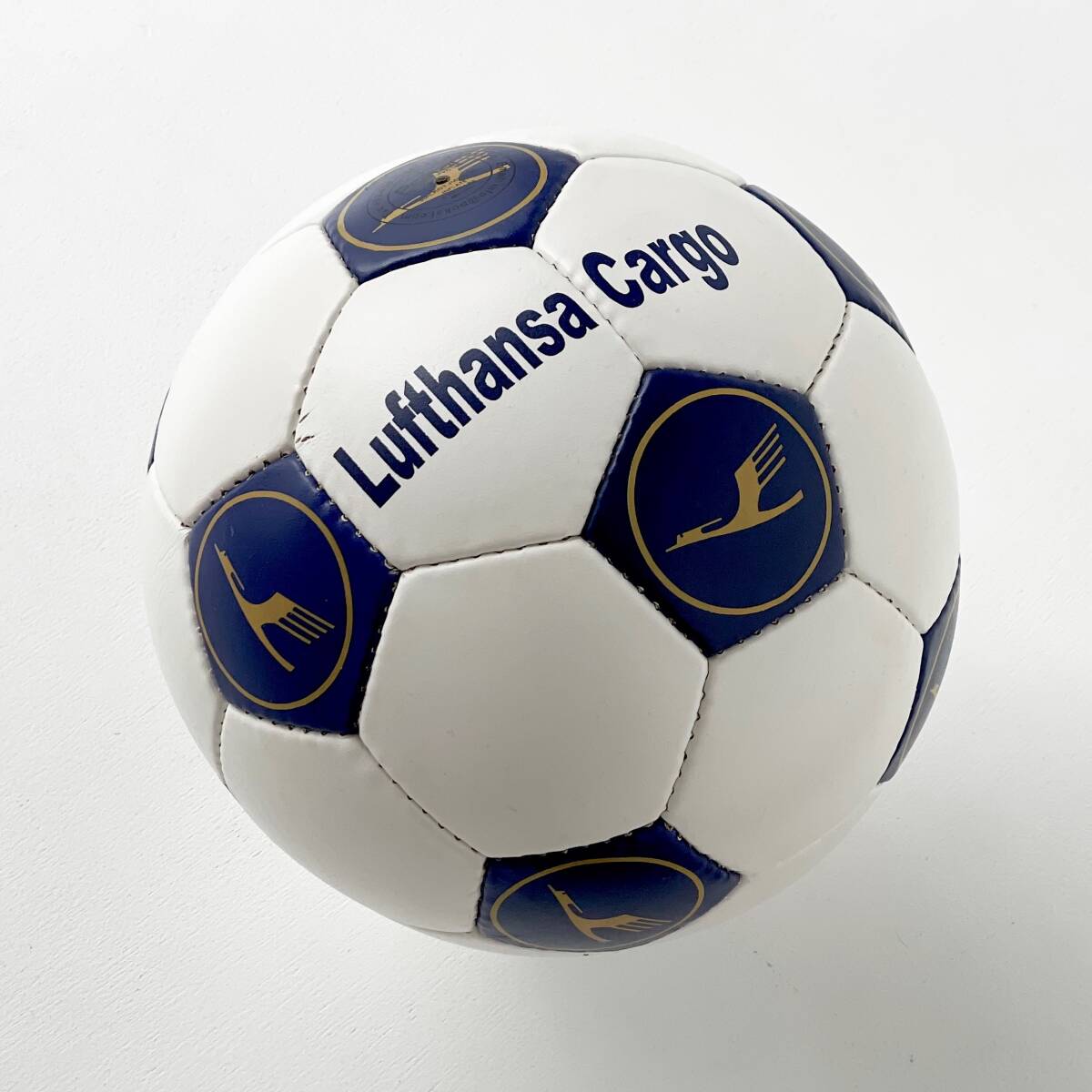 Lufthansa ルフトハンザ カーゴ サッカーボール フットボール レザー 本革 未使用品 DFBポカール #02_画像7