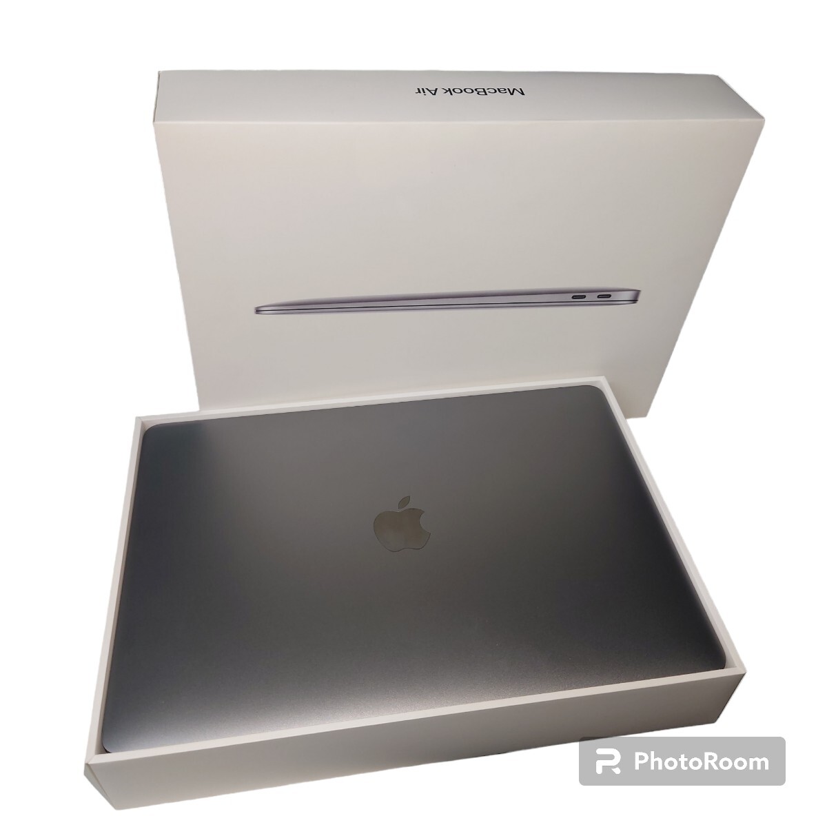 【美品】 Apple MacBook Air M1チップ搭載 13インチ 2020年モデル 8GB 256GB 充放電回数 34回 バッテリー最大容量 99% 【初期化済】_画像1