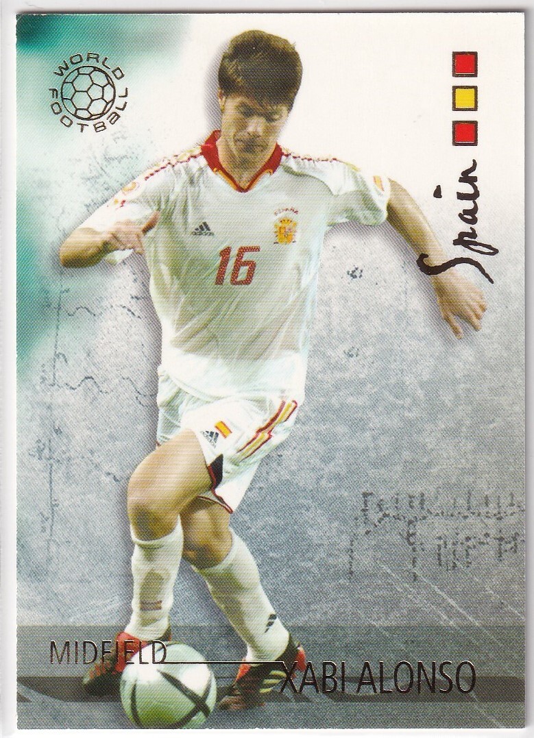 シャビ・アロンソ☆Futera/2006 WORLD FOOTBALL☆No.28/Xabi-Alonso/Spain_画像1