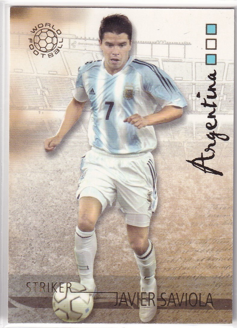 サビオラ☆Futera/2006 WORLD FOOTBALL☆No.92 Javier-Saviola/Argentina_画像1