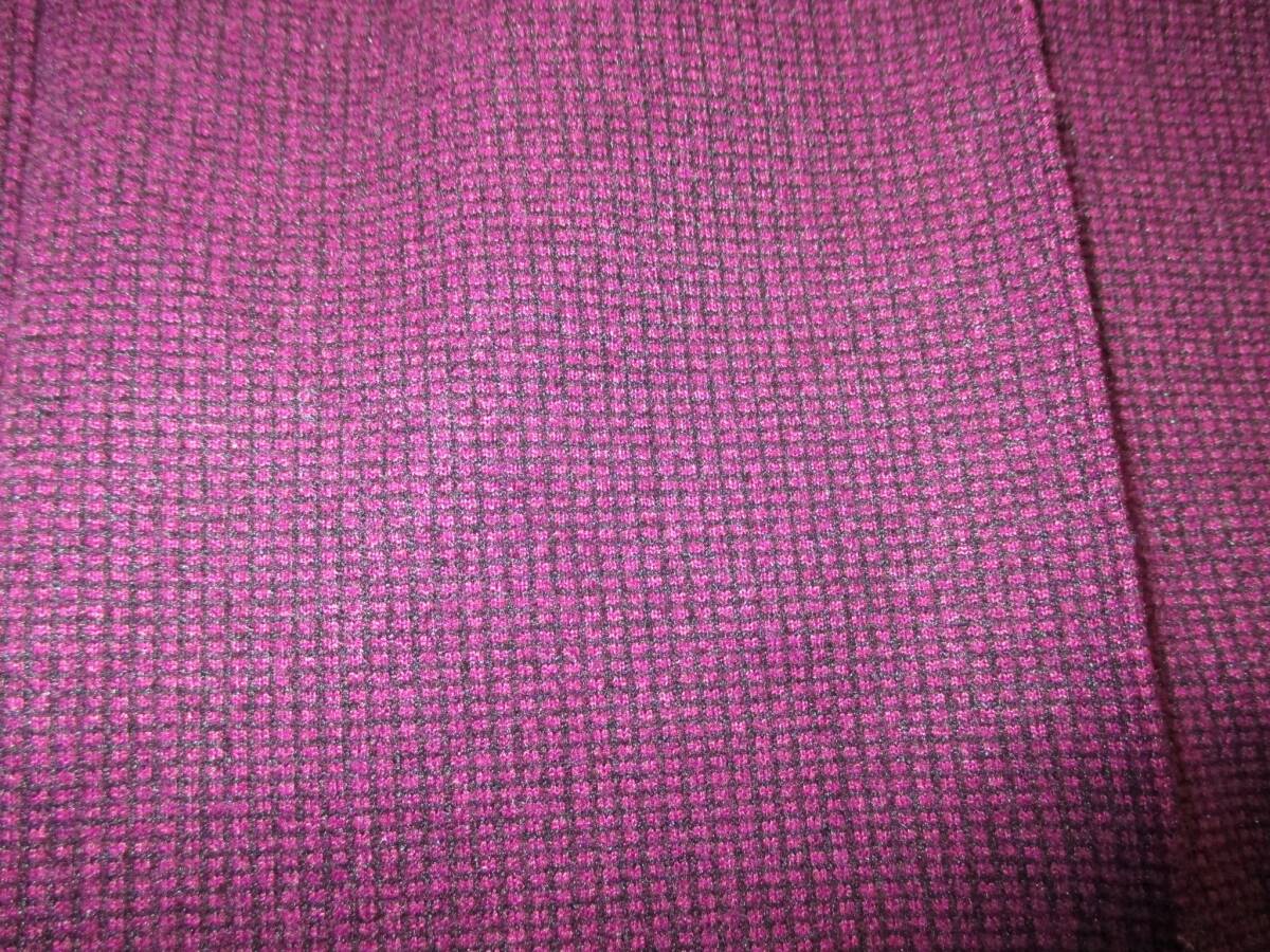 Lutique ルティーク ストレート パンツ ワイン色 パープル 赤紫 ワイドパンツ レディース 女性 Mサイズ ポリエステル100％ あったか素材の画像2