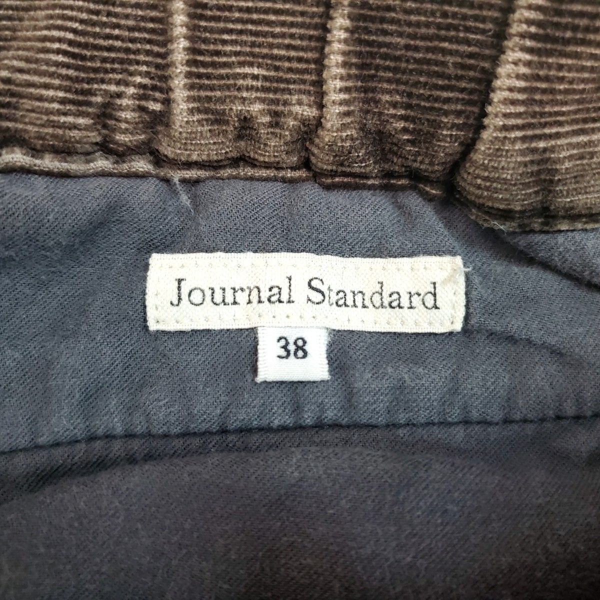 ジャーナルスタンダードJOURNAL STANDARD(36)焦げ茶色迷彩柄スウェット