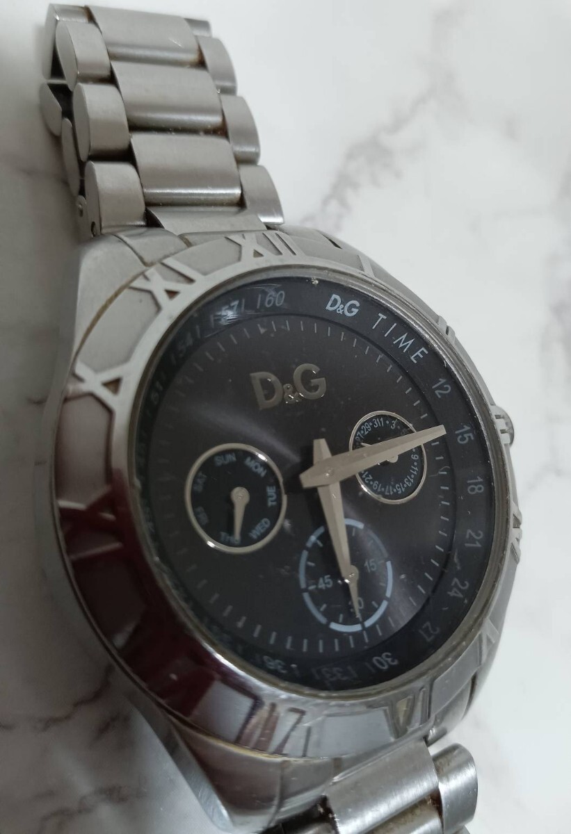 1円〜腕時計 DOLCE&Gabbana ドルガバ D&G GaGaMilano ガガ・ミラノジャンクの画像2
