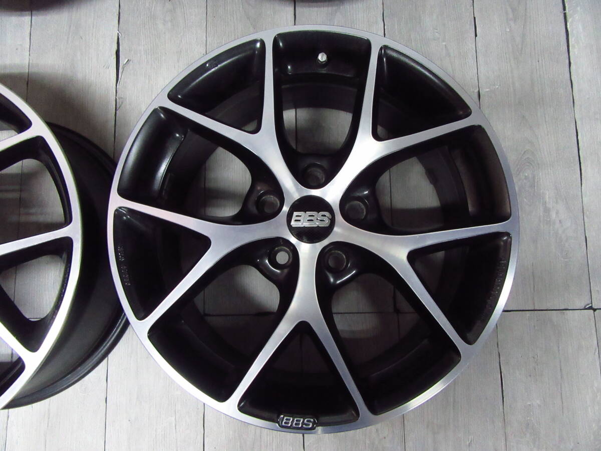 BBS SR 17インチ 超美品 VW パサート ゴルフ ビートル AUDI A4 A6 S4 Q3 TT ベンツ W204 W205 W206 W207 W213 204X BMW W212 CLK SLK BMWの画像5