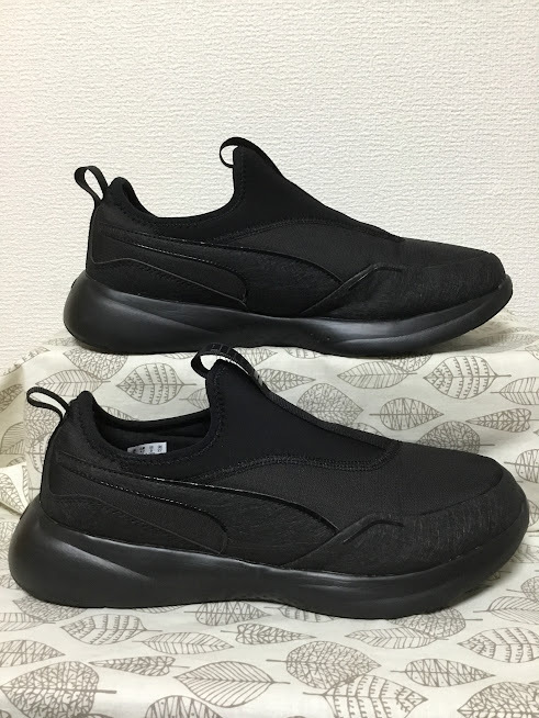 ◆送料込◆27.0 プーマ PUMA スリッポン スニーカー 黒 04◆0317_画像5