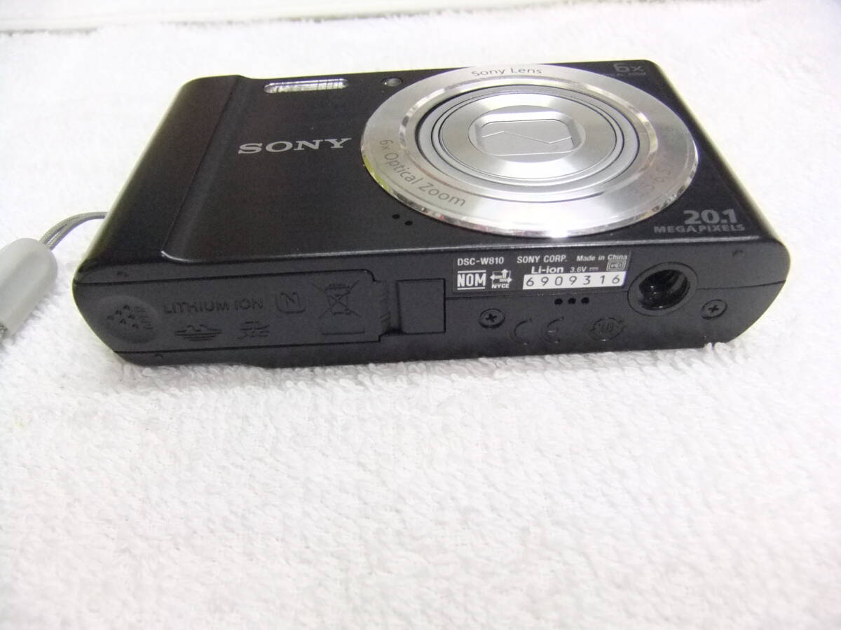 2014年発売 SONY Cyber-shot DSC-W810 2010万画素 光学6倍ズーム ケース,SD2GB付_画像7
