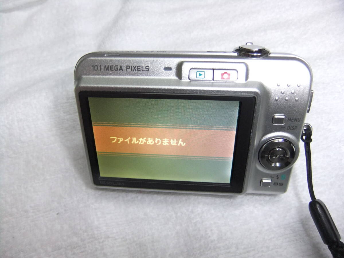 2007年発売 カシオ CASIO デジタルカメラ EXILIM EX-Z1050 1010万画素 光学3倍ズーム ストラップ,SD2GB付 動作確認済 わけあり_画像10