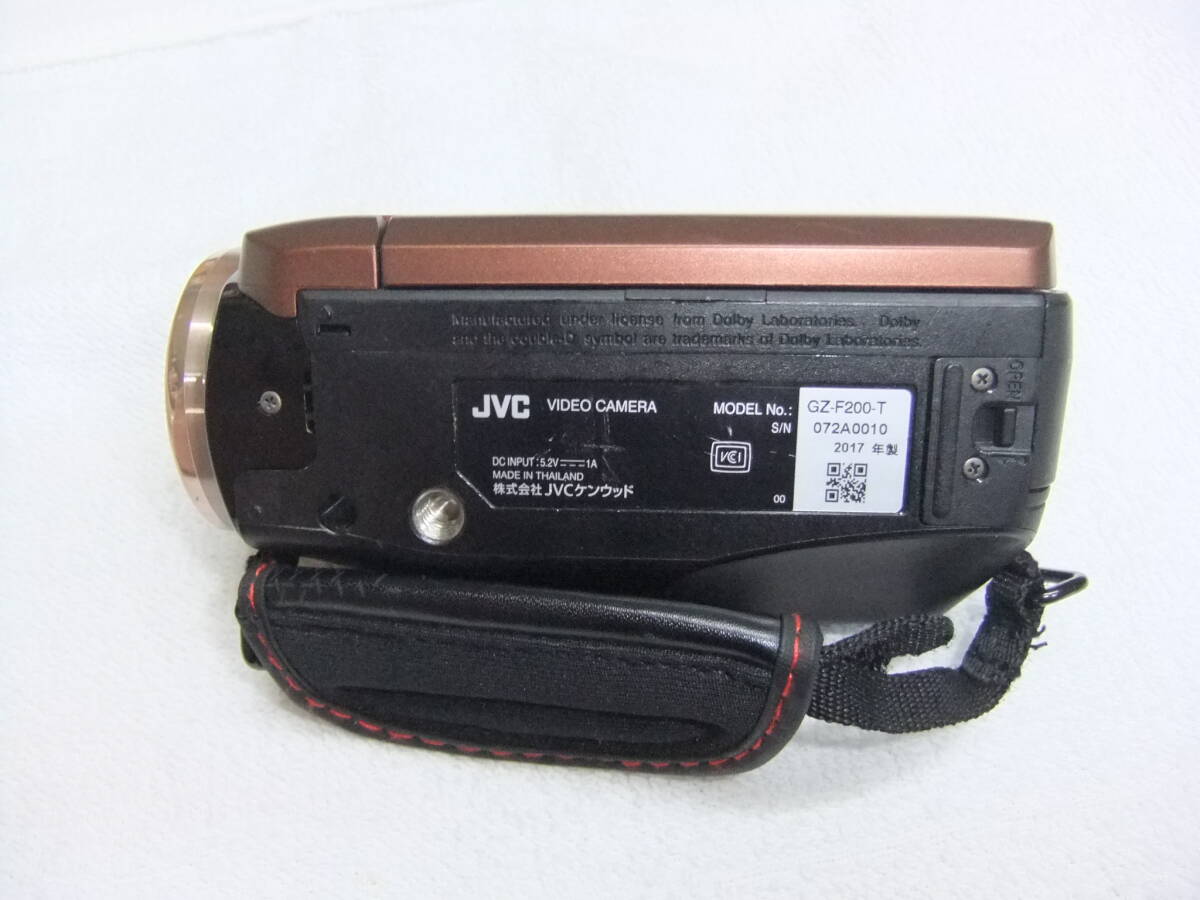 JVC ケンウッド GZ-F200 内蔵メモリー32GB 光学60倍ズーム ブラウン 2017年製_画像7