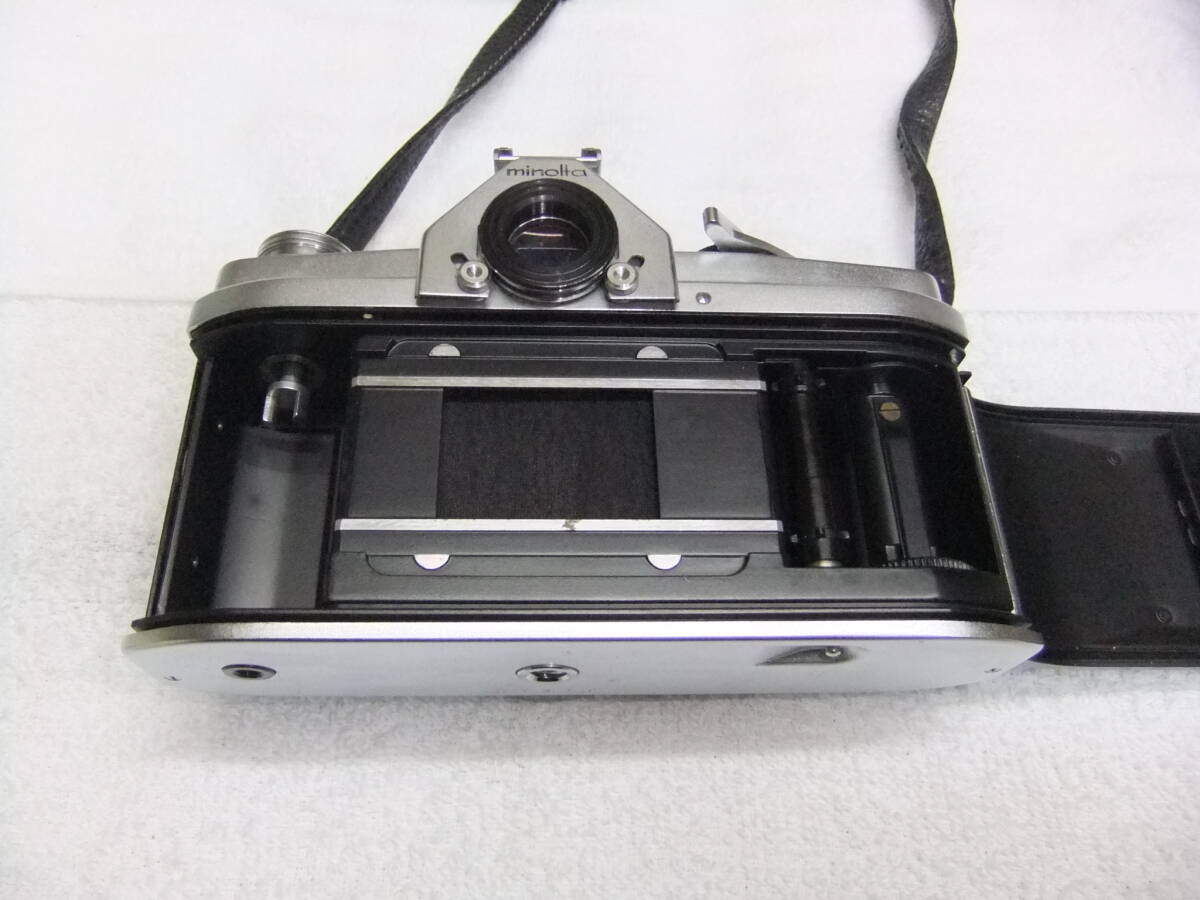 1961年発売 MINOLTA ミノルタ SR-1 一眼レフ フィルムカメラ 元箱,ケース付 動作未確認_画像7