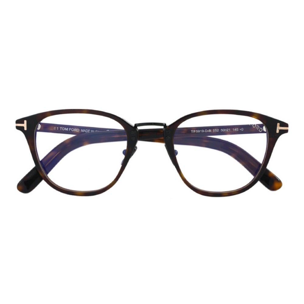 TOM FORD トムフォード TF5919-D-B 052 メガネフレーム ブラウン アジアンフィット BLUE BLOOCK FILTER_画像2