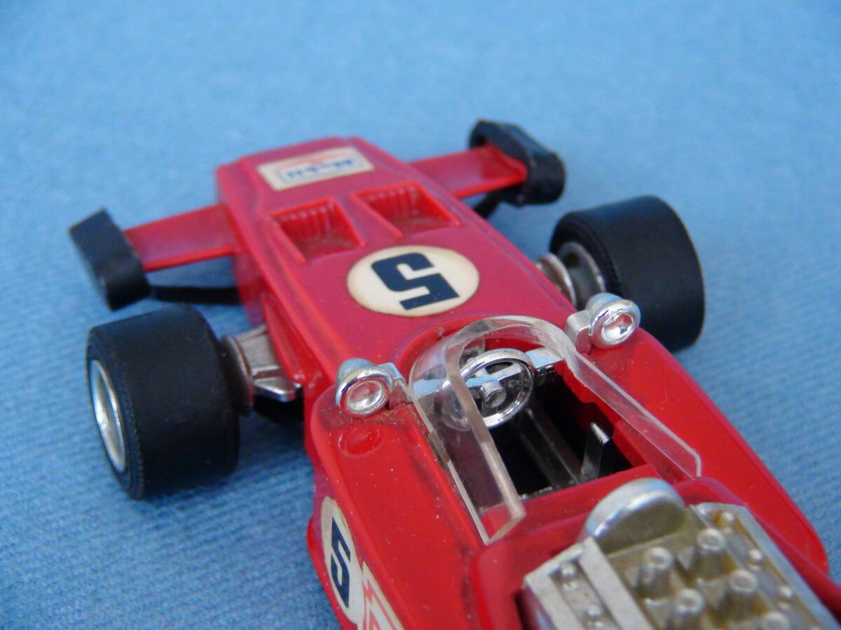 1980年頃古い日本製シンセイ・ミニパワー/ジェットマシーン1/35・マクラーレンF1レーシングカー赤・美品ですが・・_画像7