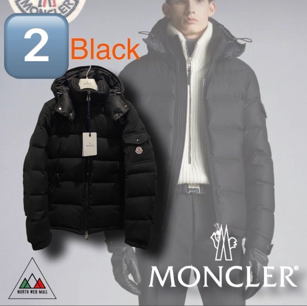 サイズ2 Moncler Montgenevre black モンジュネーブル