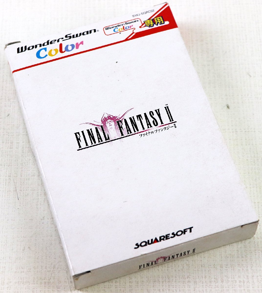 P! junk! WonderSwan color soft [ Final Fantasy Ⅱ] SQUARE SOFT( reality :SQUARE ENIX) * use scratch * dirty have / operation not yet verification 