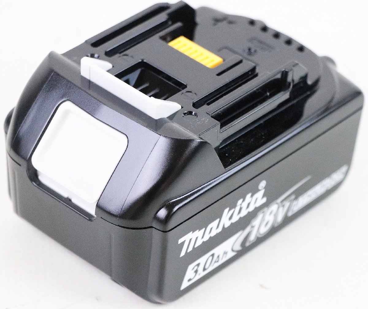 S◇ジャンク品◇工具 バッテリー/充電池 18V 3.0Ah BL1830B マキタ/Makita LITHIUM-ION 本体のみ カバーつき ※使用状況不明_画像2