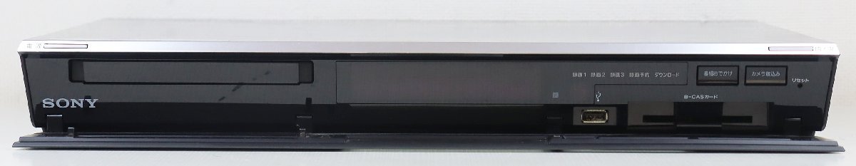 M★ジャンク品★映像機器 『ブルーレイディスク/DVDレコーダー BDZ-ET2000』 SONY/ソニー 製造:2013年 本体サイズ(約):43×29×5.7cm_画像3