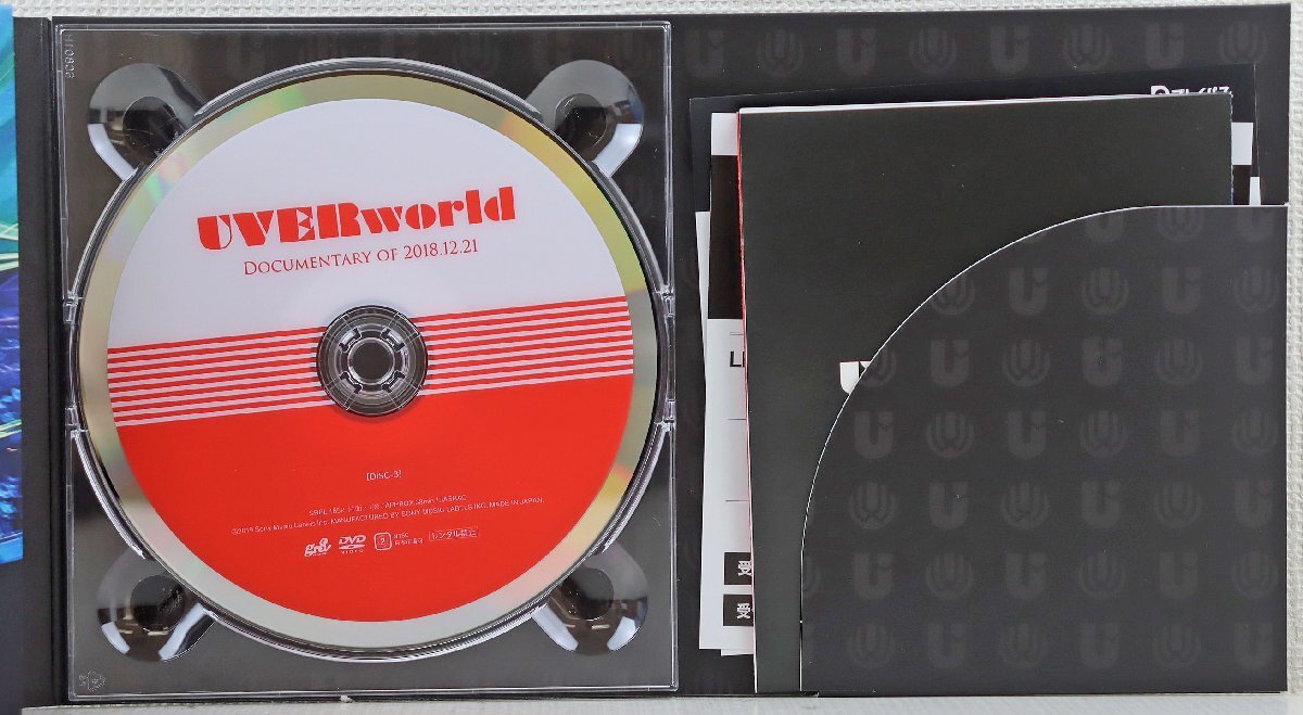 S◎中古品◎DVDソフト『UVERworld 2018.12.21 Complete Package DVD完全生産限定盤』 SRBL-1850～3 3枚組 フォトブック&短編小説付き_画像4