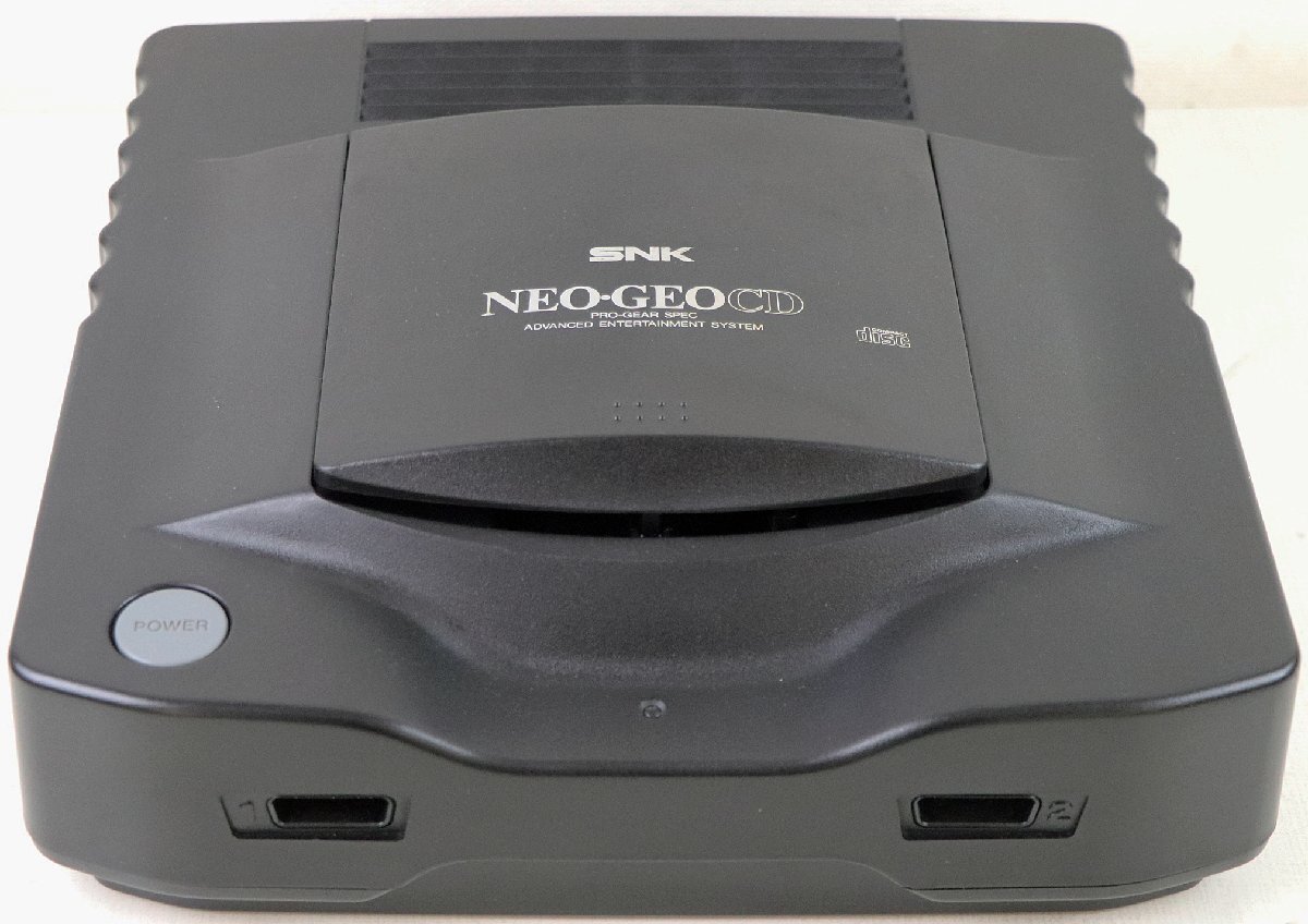M* junk * game machine Neo geo CD top loading type SNK/esenke- controller 2 piece /AC adaptor *AV cable lack of 