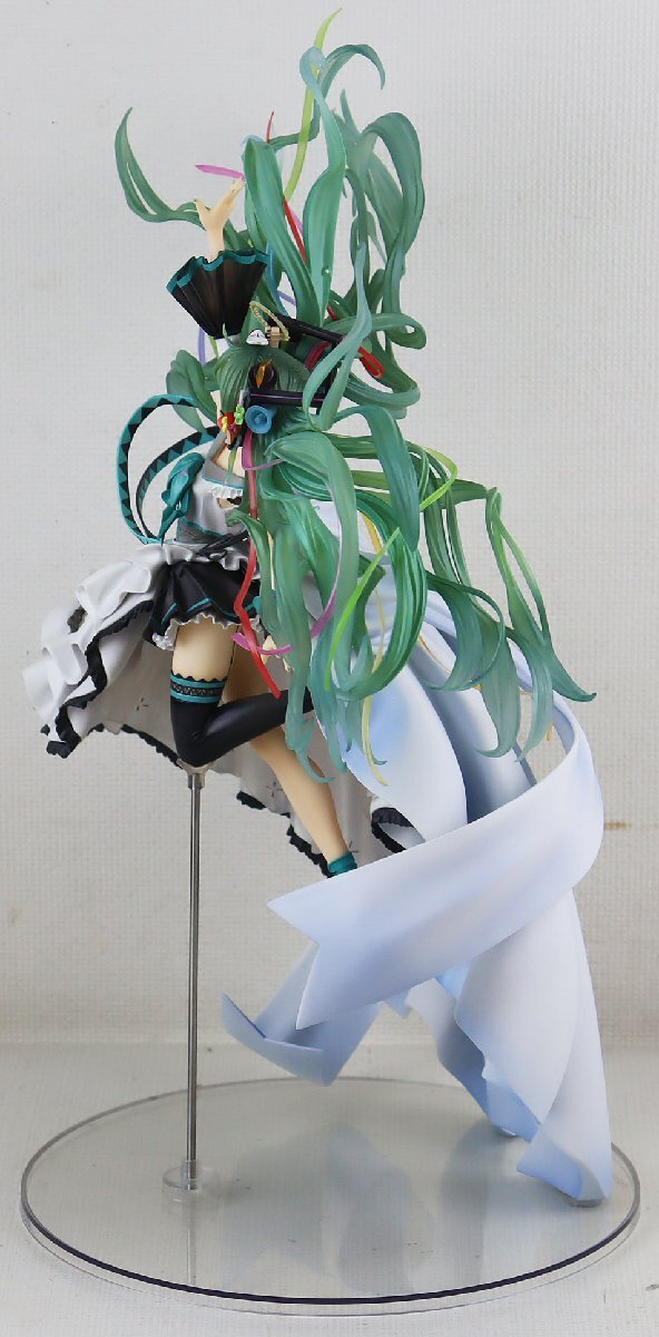 M* secondhand goods * figure [ Hatsune Miku Memorial Dress Ver.]gdo Smile Company 1/7 scale clear file attaching 