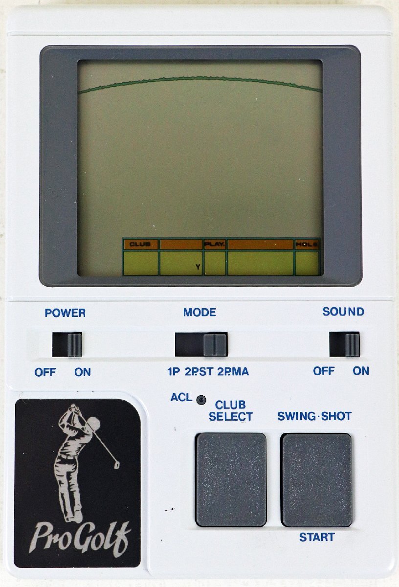 S◇ジャンク品◇LSIゲーム PRO GOLF/プロゴルフ BANDAI/バンダイ 1984 18ホール/12クラブ 箱・取扱説明書(英語)つき_画像5