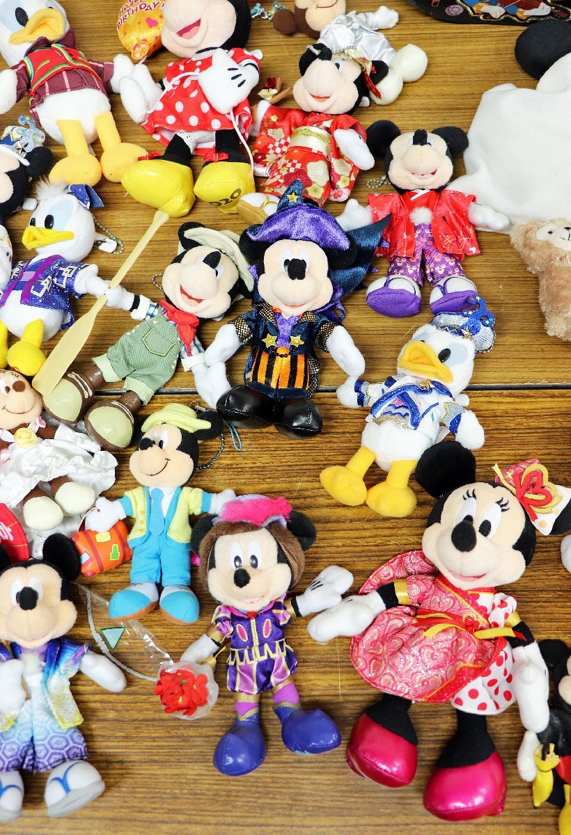 M* secondhand goods * soft toy together set Disney Mickey Mouse / Minnie Mouse / Donald Duck other * details not yet verification 