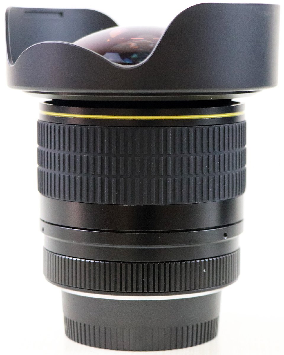 S♪中古品♪レンズ 『8mm F/3.0』 メーカー：LIGHTDOW 非球面MC 魚眼レンズ Nikon APS-Cセンサー搭載カメラ用マニュアルフォーカスレンズ_画像6