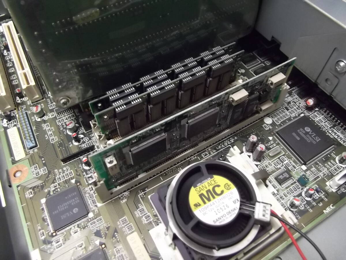 【動作確認済】NEC PC-9821用 72pin 64MBメモリー/アイオーデータ製 NE-SIMXA-32Mx2P （32MB×2枚=64MB) /出品管理M030の画像6