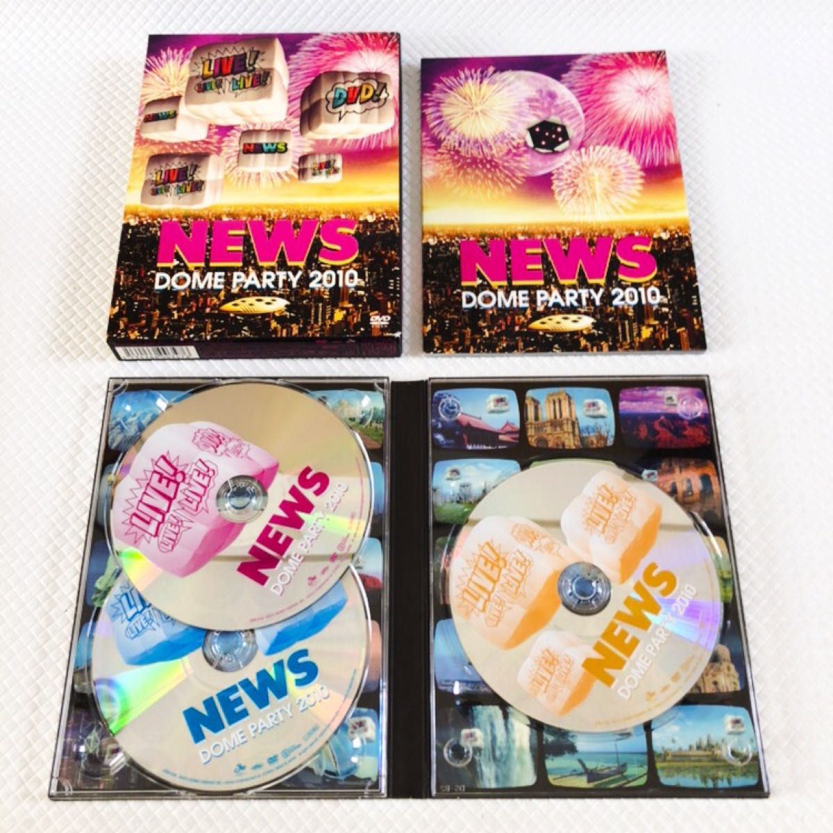 NEWS　ライブDVD3本セット 『DIAMOND』『DOME PARTY2010』など　　　　s1341b