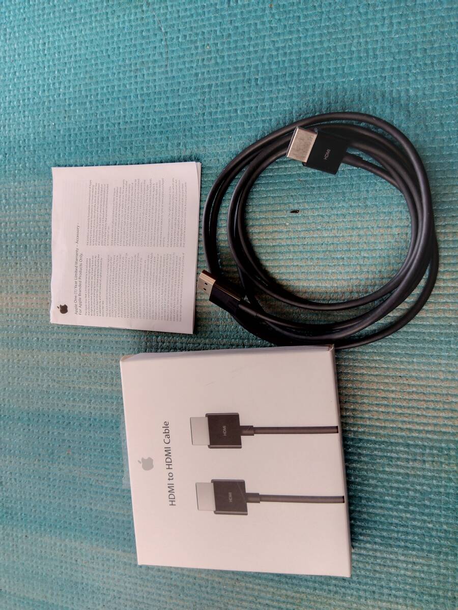 Apple HDMI to HDMICable MC838ZM/B アップル　ケーブル　中古_画像2