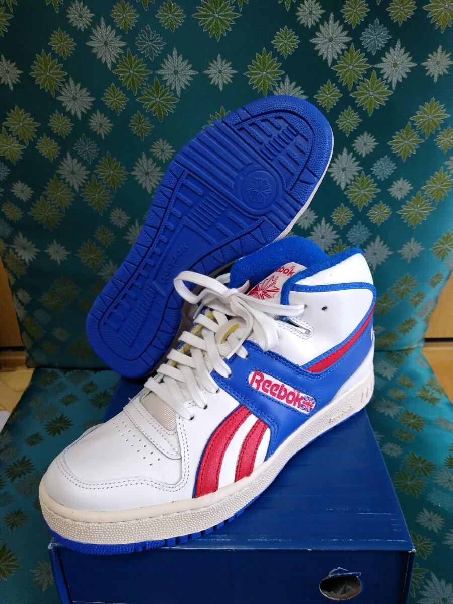 プロレガシーミッドビンテージ（26cm）リーボッククラシック/PRO LEGACY MID VINTAGE REEBOK CLASSIC/白青赤・トリコロールカラー