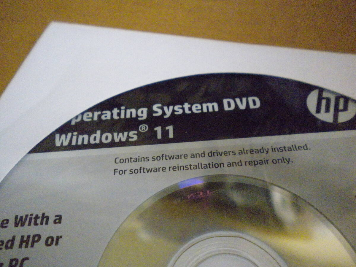 hp●Driver Recovery DVD Opersting System DVD Windowa 11 ソフト 未開封_画像2