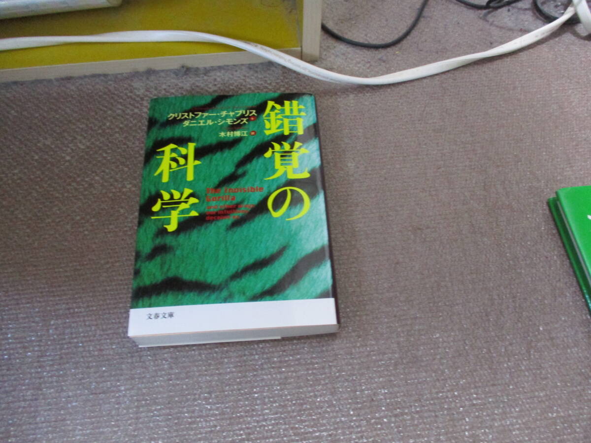 E 錯覚の科学 (文春文庫 S 14-1)2014/8/6 クリストファー・チャブリス, ダニエル・シモンズ, 成毛 眞