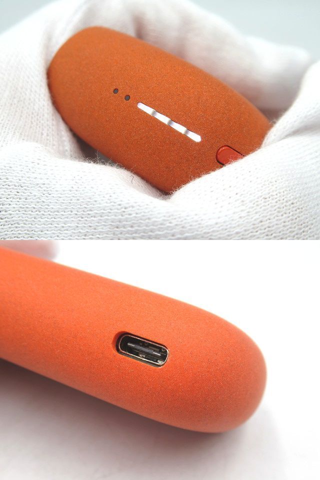 ☆IQOS ILIMA アイコスイルマ OASIS LIMITED EDITION オアシス 限定モデル オレンジ C1402 M0001 チャージャー ホルダー 電子タバコ 中古_画像6