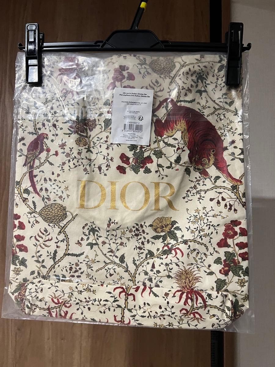 【未開封新品】Dior エコバッグ　トートバッグ　非売品　ノベルティ 布袋