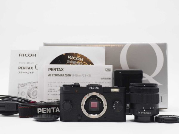 ペンタックス Pentax Q-S1 12.4 MP Digital SLR Camera Black Body 元箱[新品同様]#Z733
