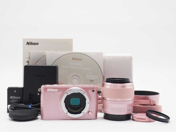 ニコン Nikon 1 S1 30-110mm Lens Kit Pink lens cap 元箱 [新品同様] #Z748A