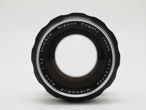 ニコン Nikon NIKKOR-P Auto 非AI F/2.5 10.5cm カメラレンズ [良品] #Z757Aの画像2