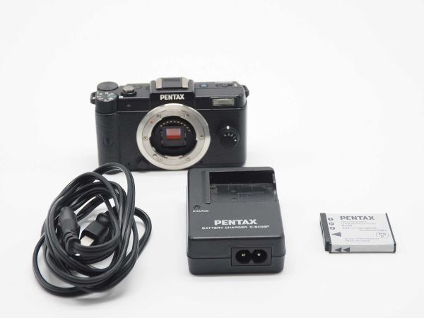 ペンタックス Pentax Q 12.4MP Digital Camera Black Body Only [良品] #Z839Aの画像2