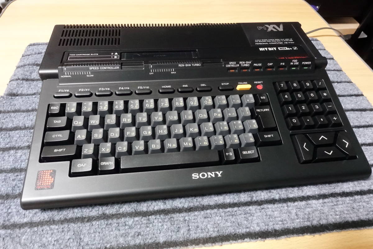 TGXV　新品同様品　極上品　ソニー HB-F1XV MSX2+ FM音源 本体 フルメンテ ベルトレス１２０日間保証_画像2