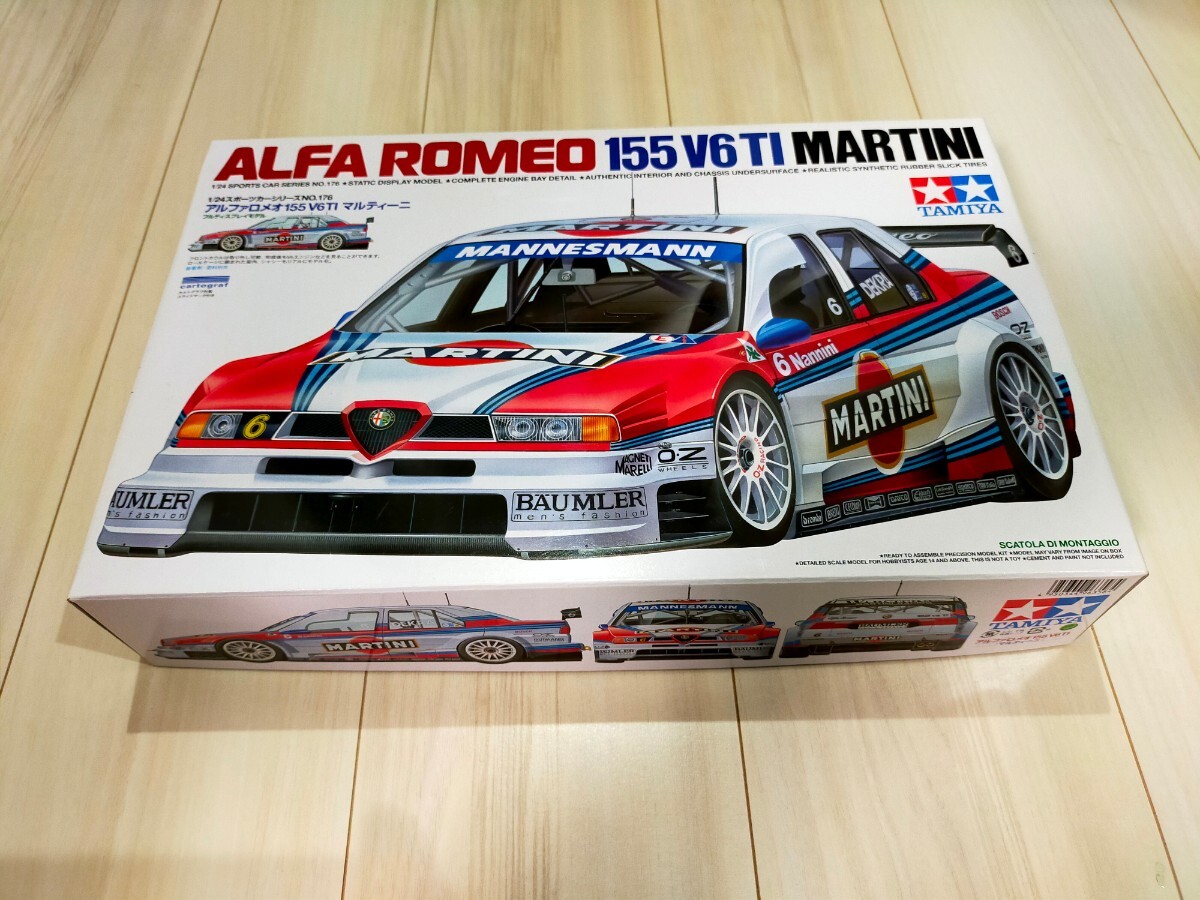 タミヤ 1/24 DTM アルファロメオ 155V6TI マルティーニ カルトグラフデカール TAMIYA ALFAROMEO 155 V6 TI MARTINI cartgraf ADAC STW BTCC_画像1