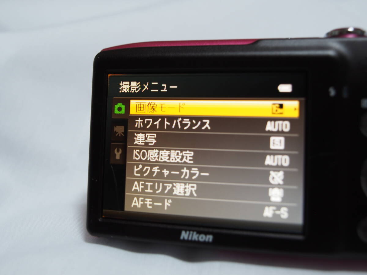 送料込み！ニコン COOLPIX S3300 [ストロベリーピンク]_画像8