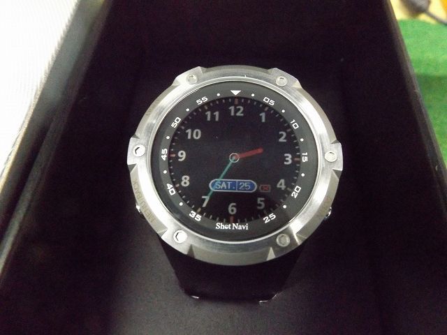 【税込】Shot Navi W1 Evolve BLACK 腕時計タイプナビ 中古 美品 .8900656_画像2