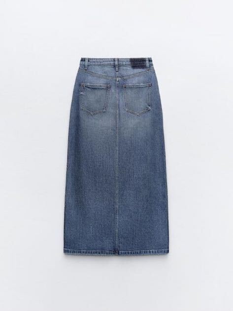 ZARA ザラ Z1975 デニムミディスカート ミディアムブルー ロング ZARA ザラ Z1975 デニムミディスカート ミディアムブルー ロング