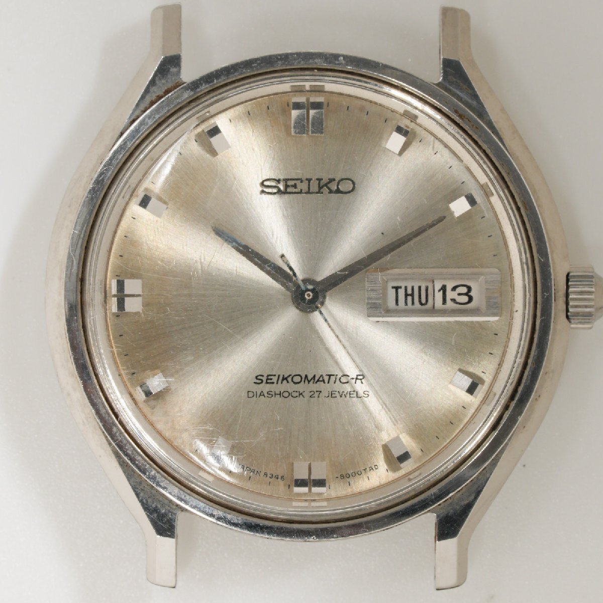 セイコー SEIKO 腕時計 SEIKOMATIC-R 8346-8000 デイデイト 本体のみ 自動巻 中古 動作品 [質イコー]の画像1